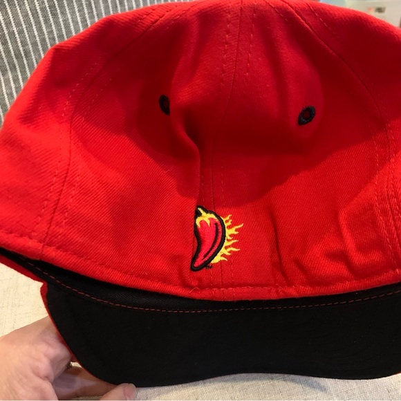 New Era Tyro.001 University of Louisiana Lafayette Collegiate Red Fitted Cap Hat - Picture 5 of 6